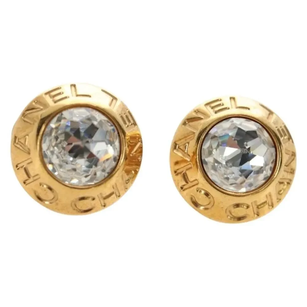 Chanel CC Earring Gold